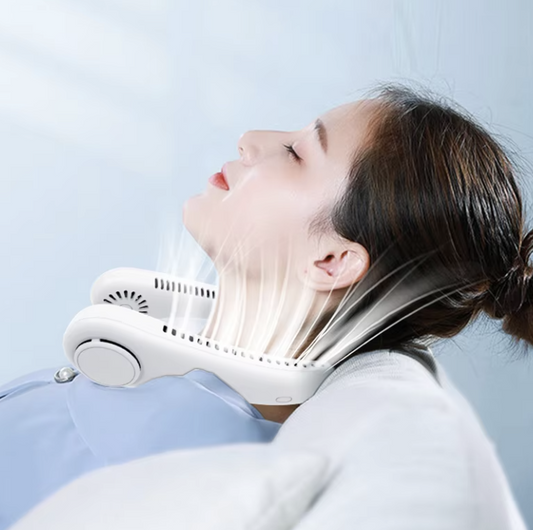 USB Rechargeable Neck Fan | 3 Modes Fan Speed