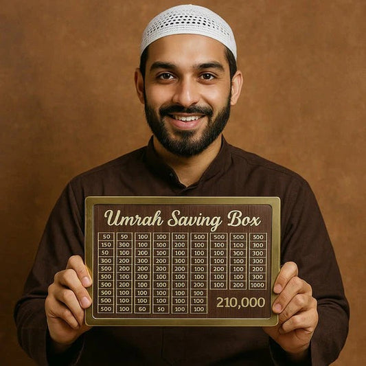 Umrah Saving Box (210000) ✨ | Flat 50% OFF 🔥