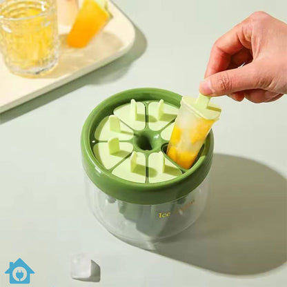 Silicone Ice Cream Popsicle Mold Set 7 Pieces
