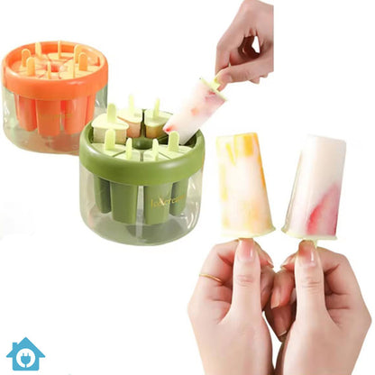 Silicone Ice Cream Popsicle Mold Set 7 Pieces
