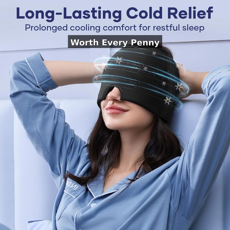 Migraine & Headache Pian  Relief Cap