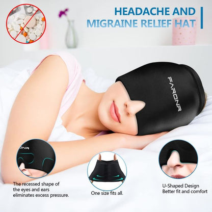 Migraine & Headache Pian  Relief Cap