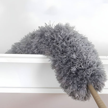 Microfiber Duster With Extension Pole Reach & Clean Easily