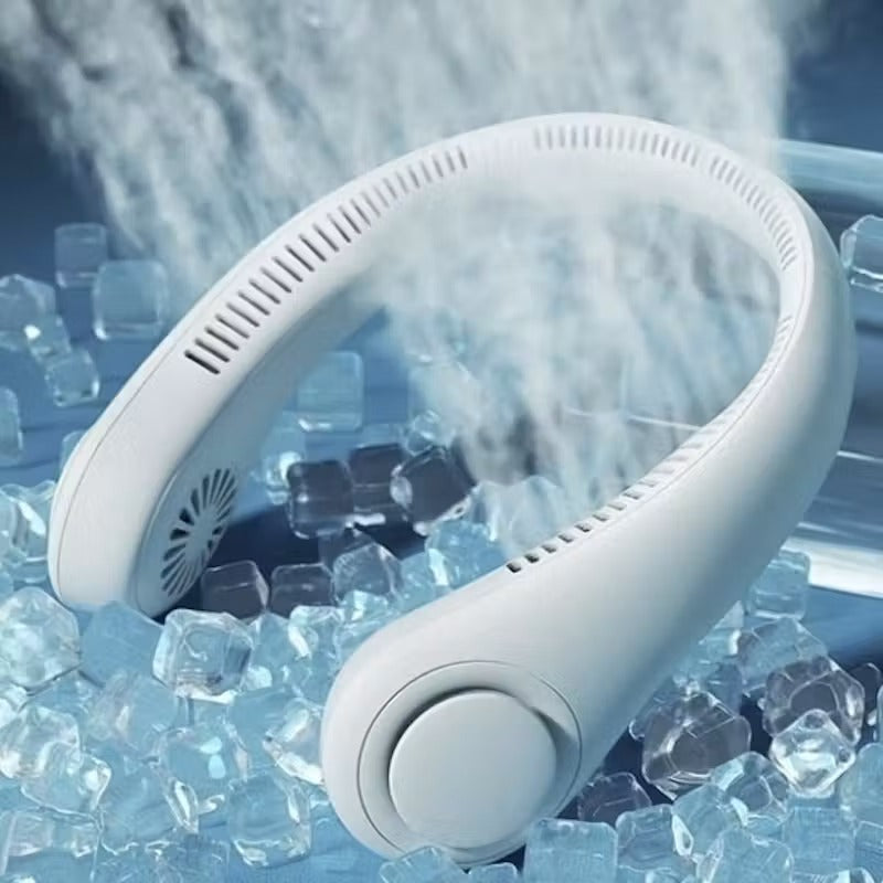 USB Rechargeable Neck Fan | 3 Modes Fan Speed