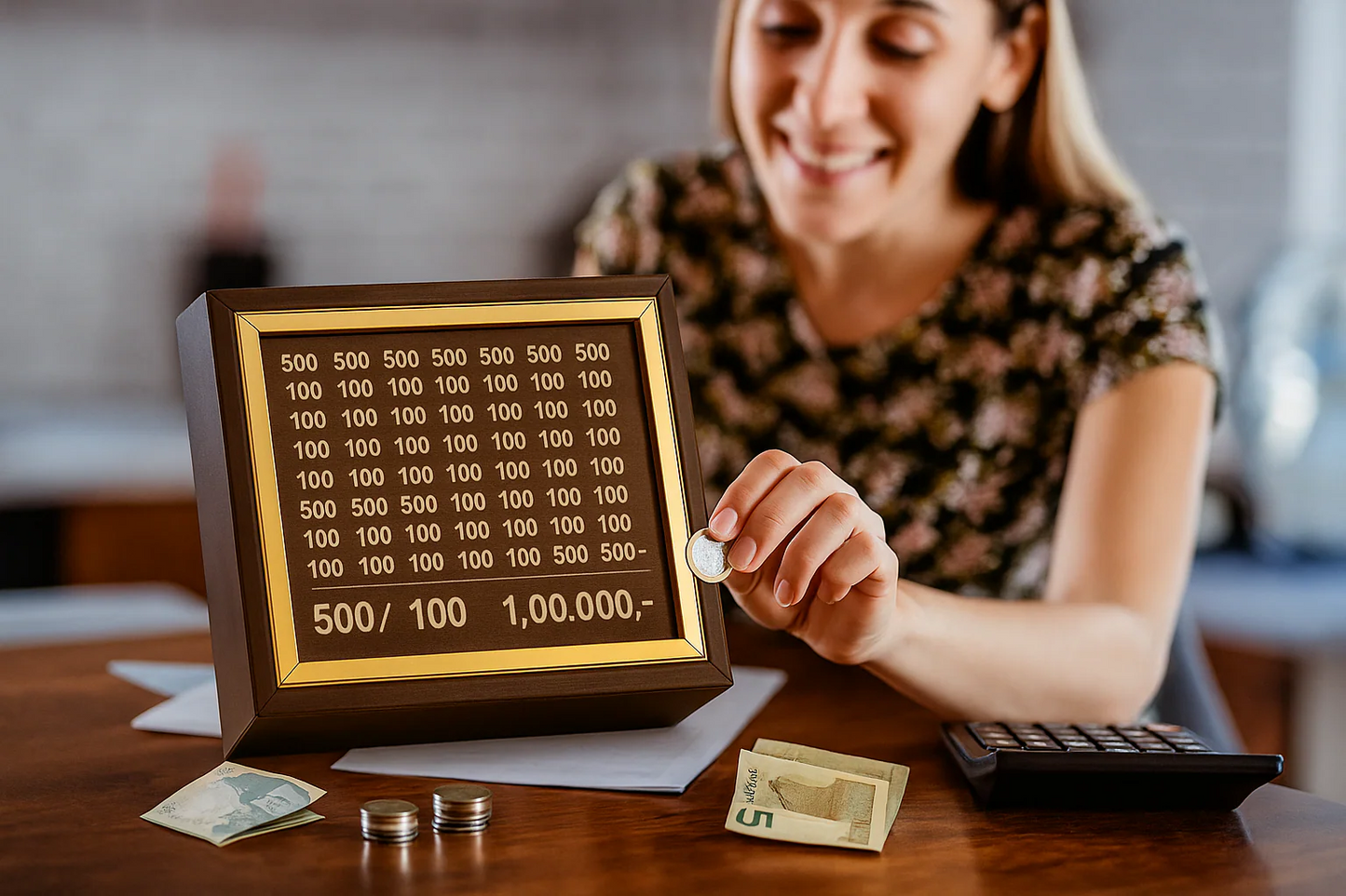 1 lac Money Saving box