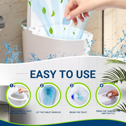 Toilet Cleaner Flush Tablets 12Pcs