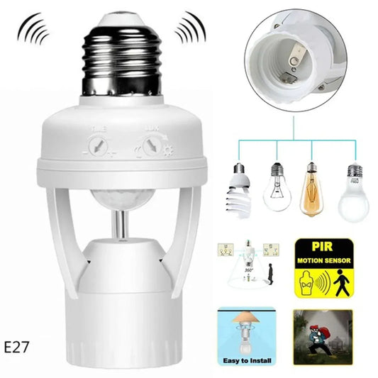SENSOR LED BULB WITH HOLDER (WITHOUT BULB)