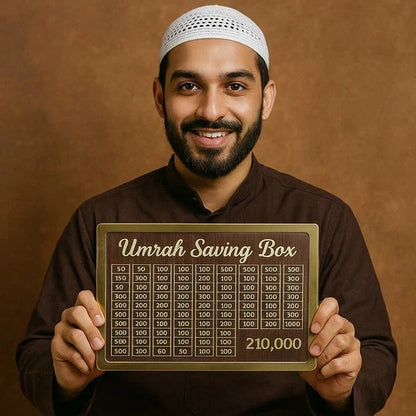 Umrah Saving Box (210000) ✨ | Flat 50% OFF 🔥