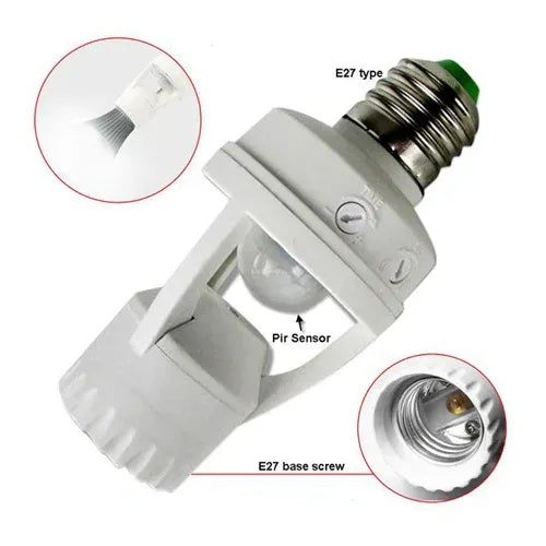 SENSOR LED BULB WITH HOLDER (WITHOUT BULB) | FLAT 30 % OFF